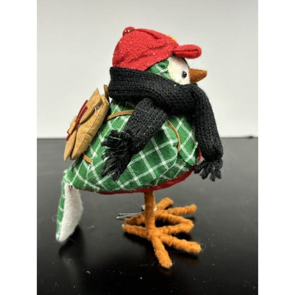 Target Wondershop 2018 Featherly Friends MAUS Christmas Fabric Bird W/ Backpack - Picture 2 of 7